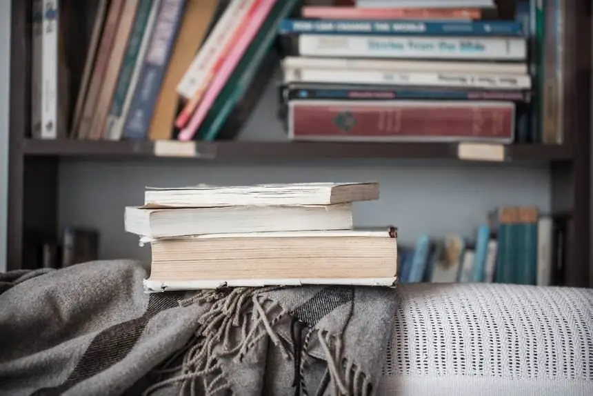 Boeken in het interieur