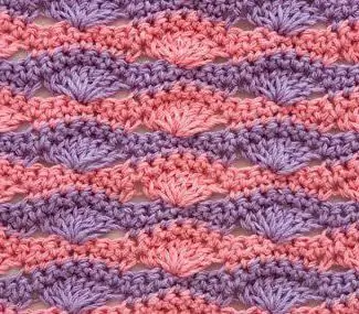 Interesting two-color crochet pattern: scheme, description, application