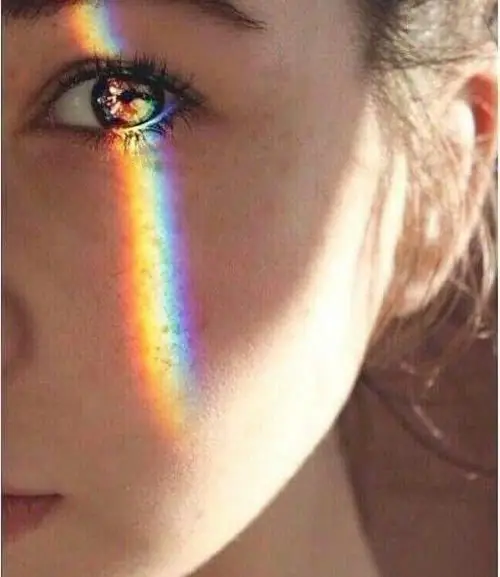 how to make a rainbow face