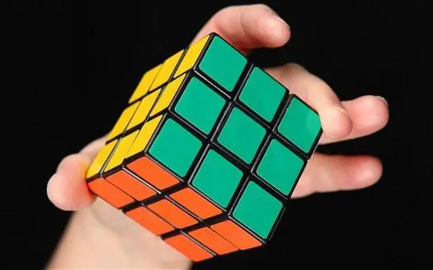 Algoritmo de cubo 3x3 de Rubik para iniciantes. Padrões no Cubo de Rubik 3x3