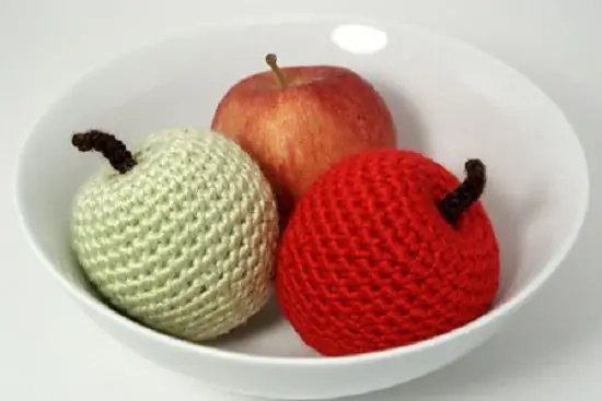 Crochet vegetables and fruits: patterns, choice of hook and thread, photo