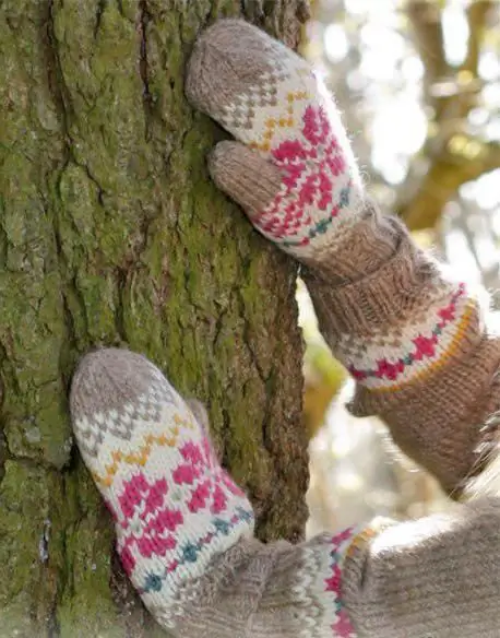 Hermosas manoplas para tejer (jacquard): esquemas para diferentes tallas