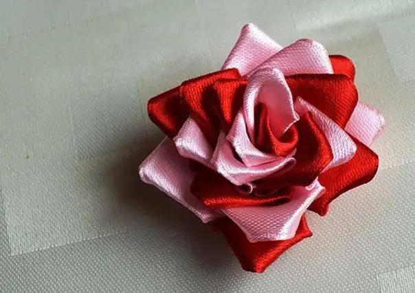 Master class: satin ribbon rosette. Mga ideya para sa pananahi at pagkamalikhain