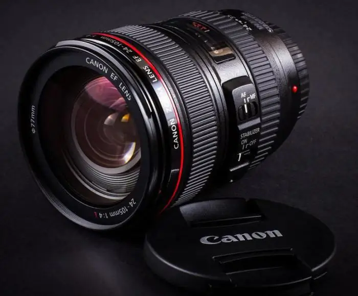 Canon 24-105mm lens: tshuaj xyuas, specifications, tshuaj xyuas. Canon EF 24-105mm f/4L YOG USM