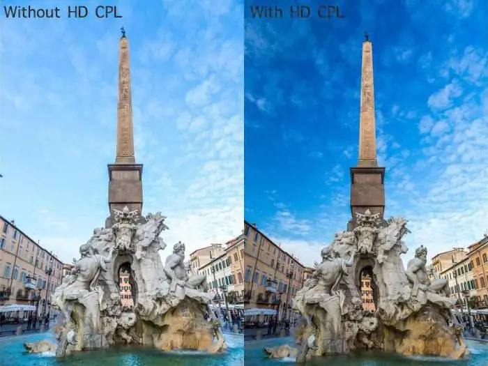 filtri per fotocamera