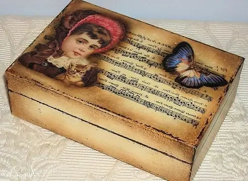 decoupage kort