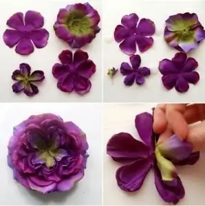 Making a fabric flower with your own hands is not as difficult as it seems