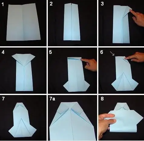 Bir gömlekle origami kravat nasıl yapılır: bir ana sınıf