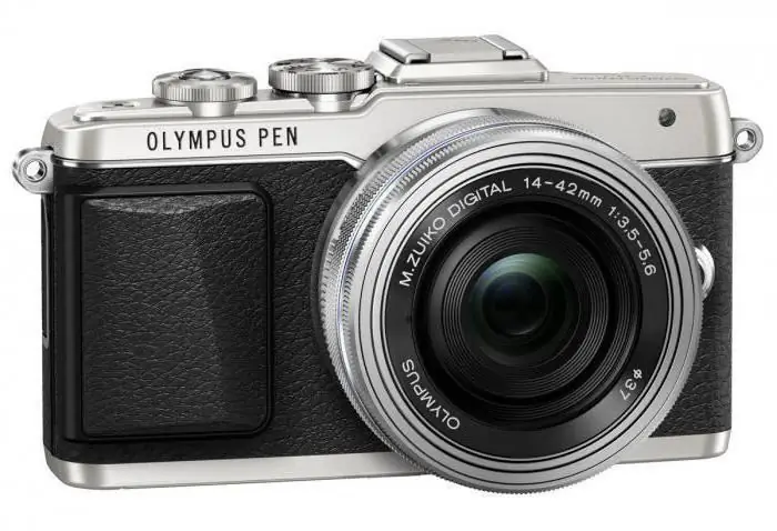 Olympus Pen E-PL7: apžvalga, specifikacijos, apžvalgos