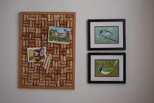 Wine cork board - layout