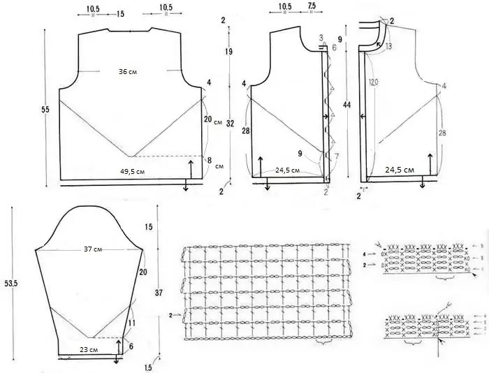 Soorten gehaakte jassen voor dames. Hoe een jas te breien: diagrammen en beschrijving