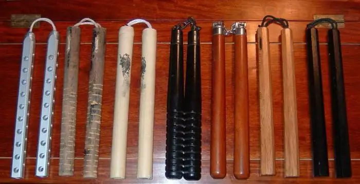 How to make nunchucks for training? We make military weapons from different materials