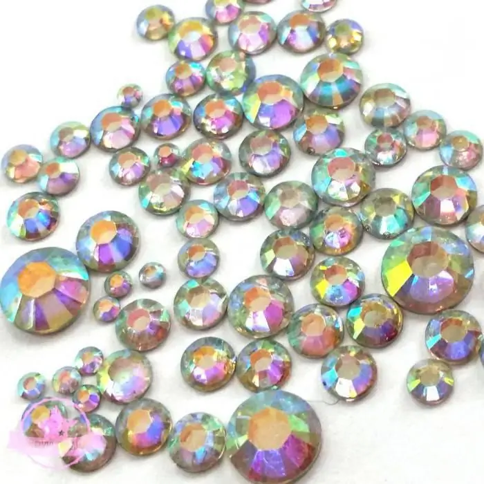 ყველაზე პოპულარული ზომის rhinestones