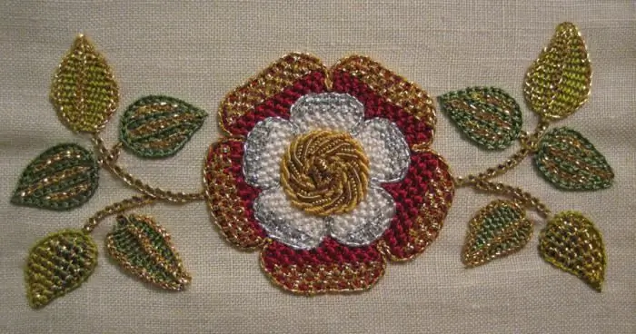 Broderie gansée