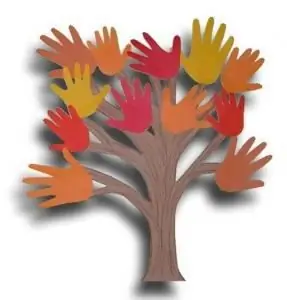 Papercraft for children: hand applications