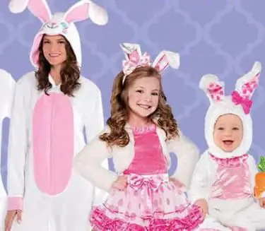 How to make a do-it-yourself bunny costume rau ib tug ntxhais