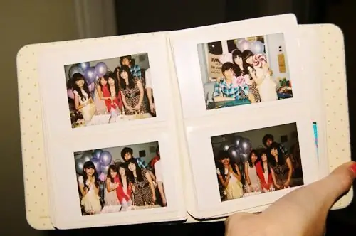 Album foto DIY: idea reka bentuk, foto