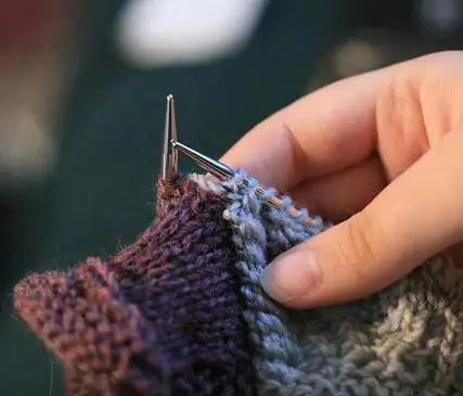 Connecting knitted parts - basic methods