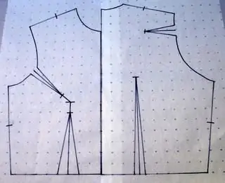 Abnäher auf dem Kleid. Schnittmuster für Anfänger. Arten von Darts auf dem Kleid