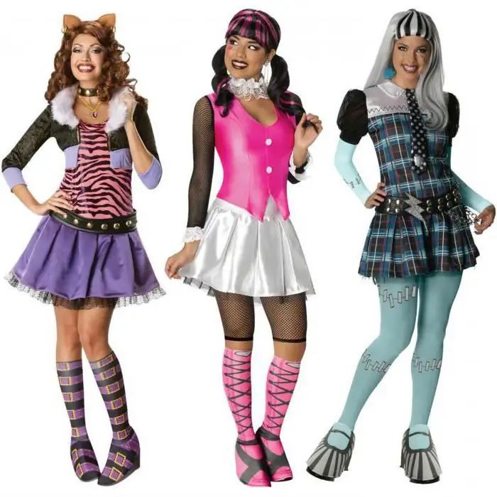 Com cosir disfresses de Monster High amb les teves pròpies mans. Disfresses de Carnaval "Monster High" i complements