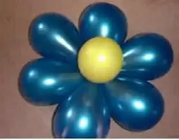 Buat percutian. Cara membuat bunga dari belon