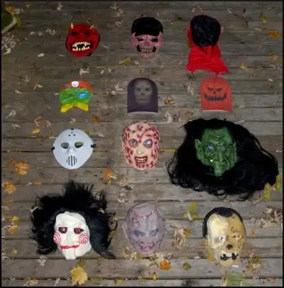 máscaras de halloween